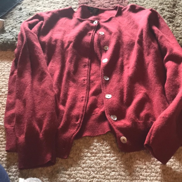 Steve & Barry's Sweaters - Red Cardigan